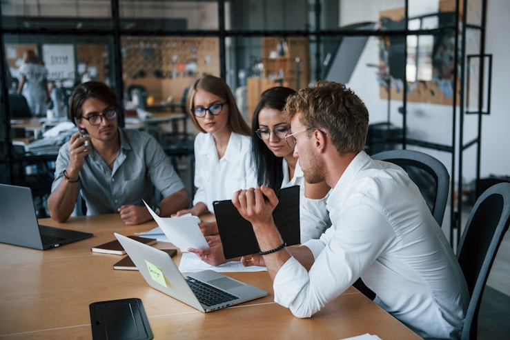 Una sessione di lavoro del team Appload